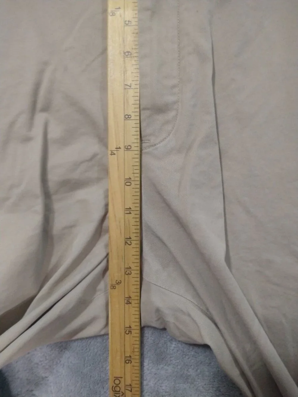 Polo Ralph Lauren Pants Mens 40x32 Beige Chino Stretch Classic Fit Cotton Twill